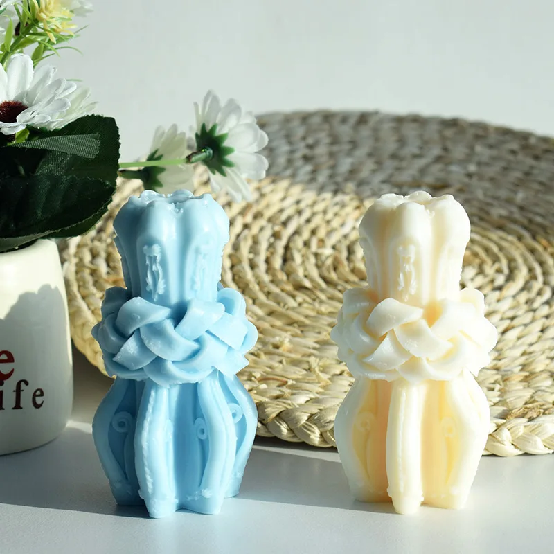 

Dunhuang Cylindrical Aromatherapy Candle Silicone Mold DIY Handmade Vine Candle Candle Making Kit