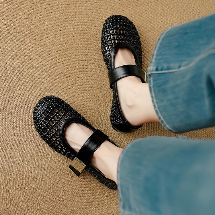 Серебряные полые дизайнерские джинсы Мэри весенние модные женские туфли на