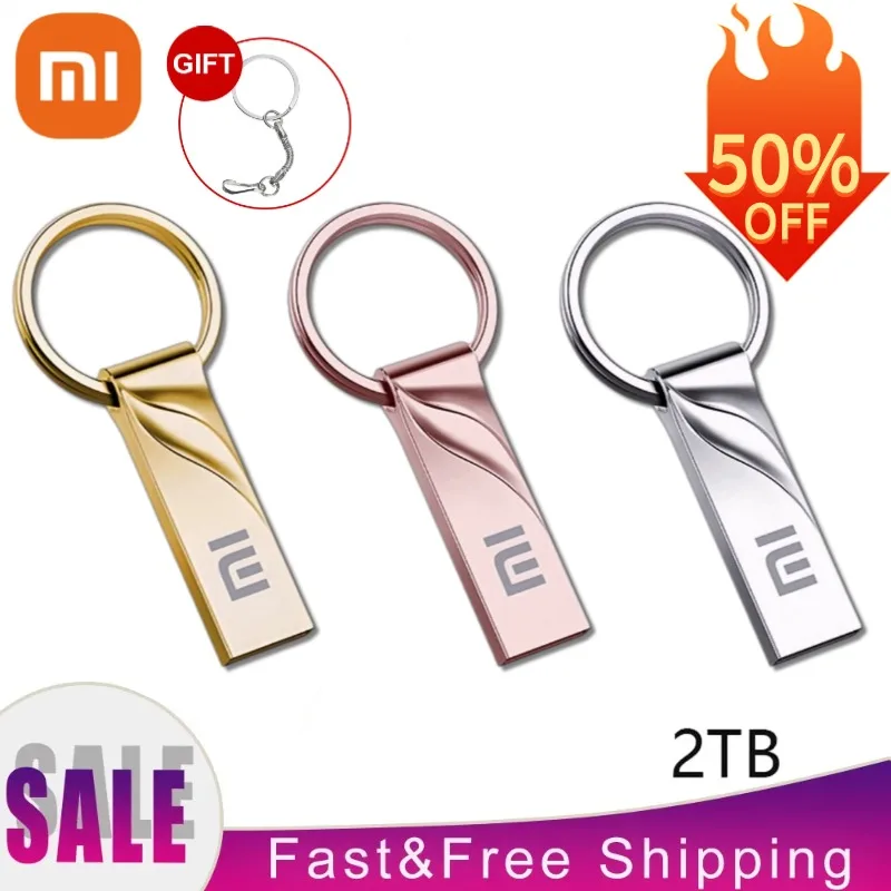 XIAOMI USB C Type USB3.0 флэш-накопитель 2 ТБ 128 ГБ 256 для Android SmartPhone Memory MINI Usb Stick 1 Флешка