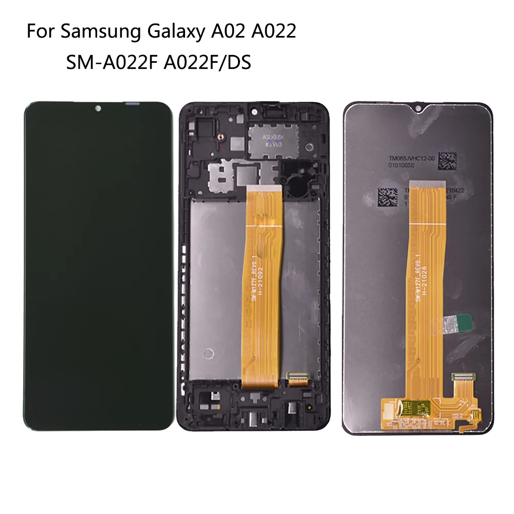 

6.5"Original LCD For Samsung Galaxy A02 A022 LCD With Frame Touch Screen Digitizer LCD For Samsung SM-A022F A022F/DS Display