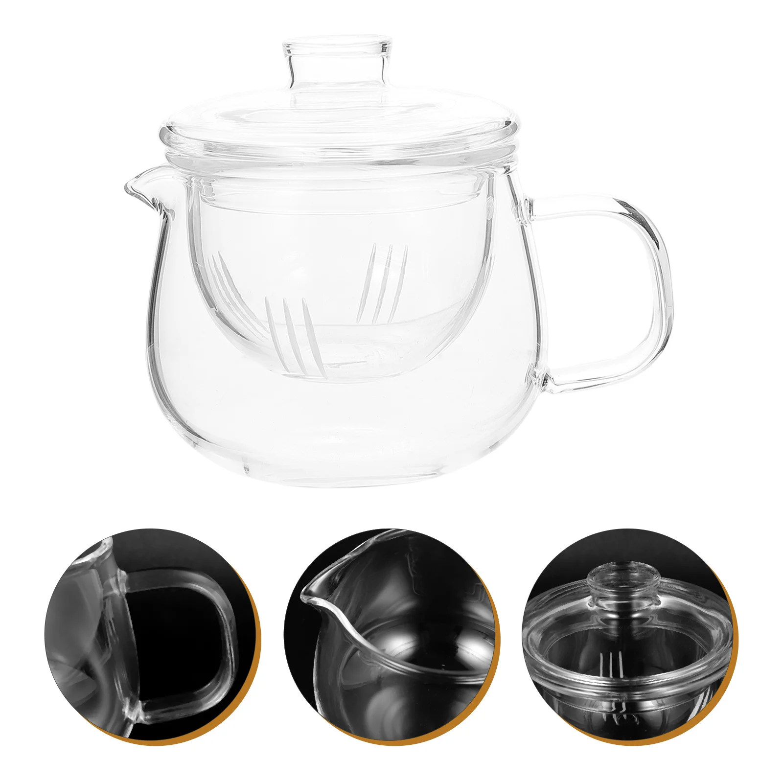 

Tea Glass Teapot Kettle Infuser Potwater Loose Sets Pots Stovetopleaf Adults Maker Clear Whistling Blooming Coffee Small Brewer