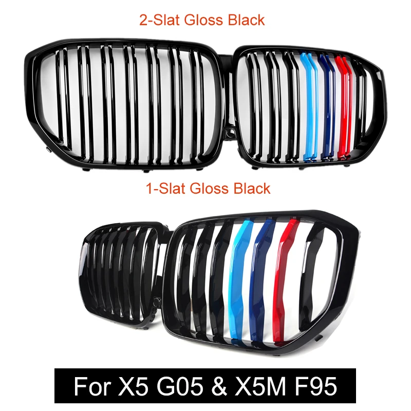Сменная передняя решетка радиатора ABS 1-Slat для BMW New X5 G05 &amp X5M F95 201-2022 | Автомобили и
