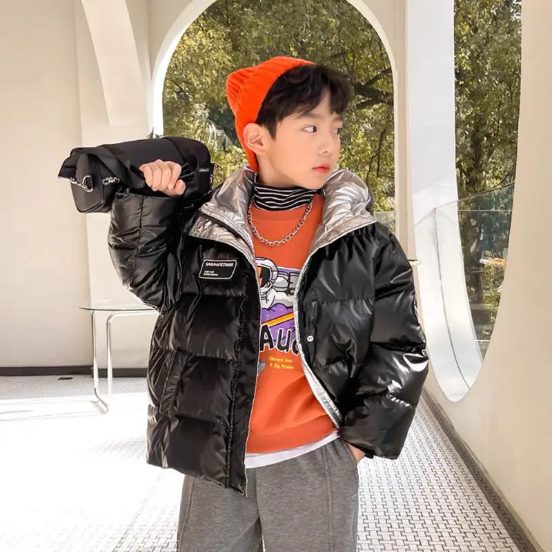 Kids Cotton Clothing Thickened Down Girls Jacket Baby Children Winter Warm Coat Zipper Hooded Costume Boys Outwear TZ714 4 Kids Cotton Clothing Thickened Down Girls Jacket Baby Children Winter Warm Coat Zipper Hooded Costume Boys Outwear TZ714 4