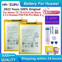 HIWZUPU Phone Battery for Huawei Honor 7C 7A 8 9 9 Lite Nova 2 3 4 for Huawei P30 P30 Pro Mate 8 9 10 /10 20 Pro Phone Batteries