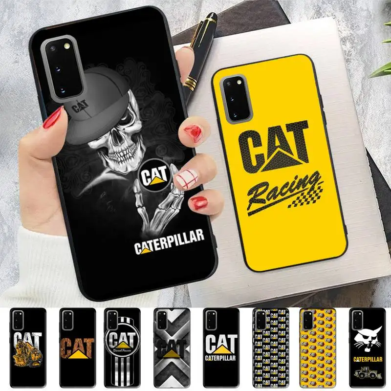 

Caterpillar Cat logo Phone Case for Samsung S10 21 20 9 8 plus lite S20 UlTRA 7edge
