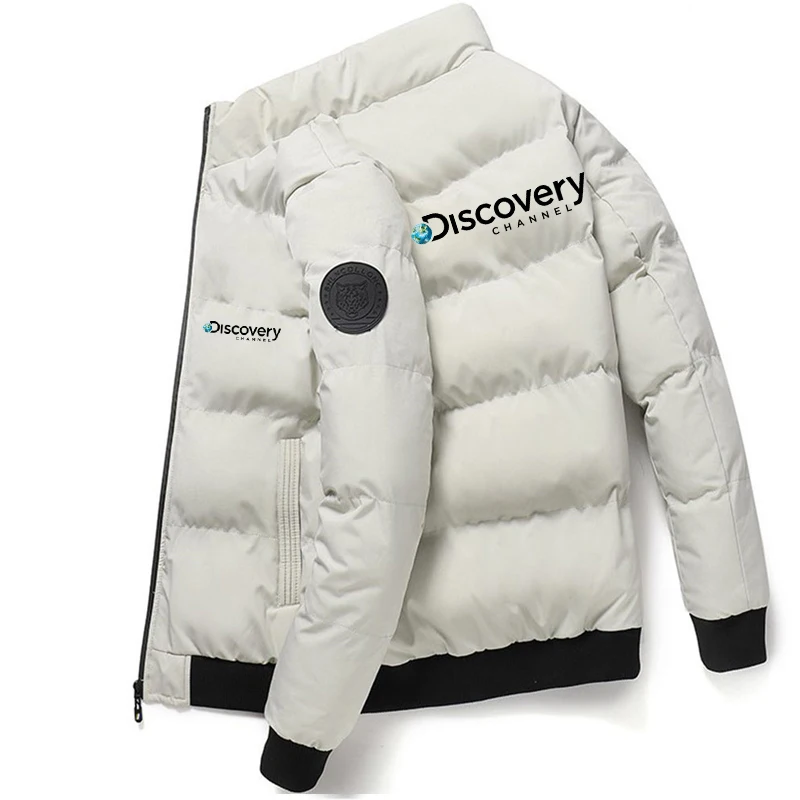 

Thick Men New Warm Parka Jackets Winter Casual Men's Outwear Coats Discovery channel Male Windbreak Cotton Padded Down Jacket