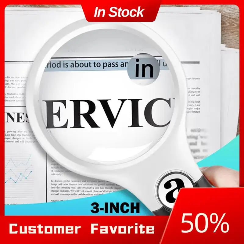 

AT03 Топ мощный 45-кратный увеличительный считыватель со светодиодной подсветкой, портативная линза для чтения и ювелирной лупы
