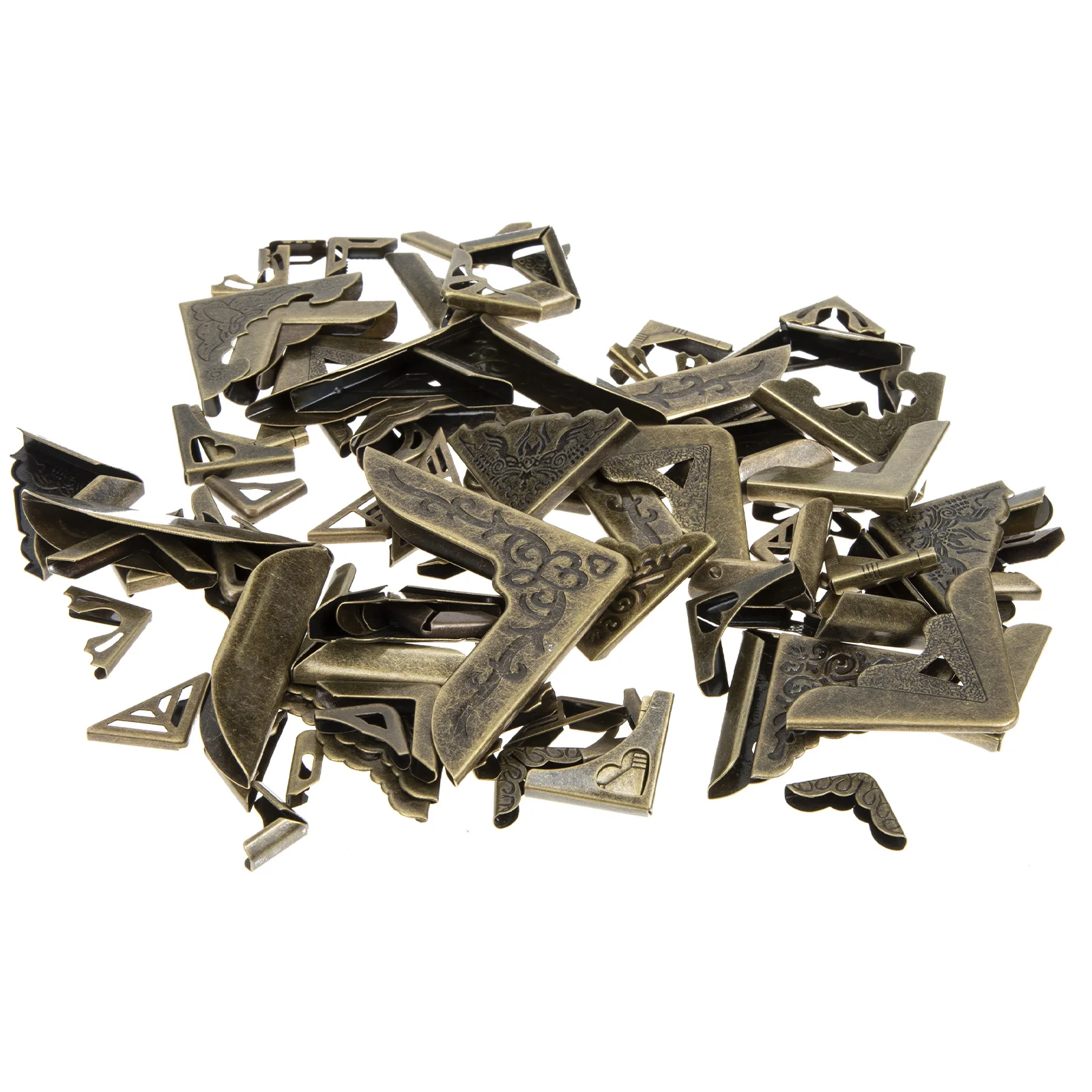 

Corner Book Protector Cover Protectors Guard Album Metal Pad Decorative Corners Covers Furniture Notebook Menus Iron Box Vintage