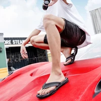2022 new flip flops mens summer mens outdoor sandals and slippers beach trend shoes