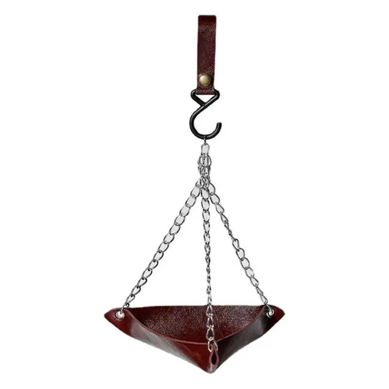Pu Leather Platform Bird Feeder Wild Bird Food Catcher Bird 
