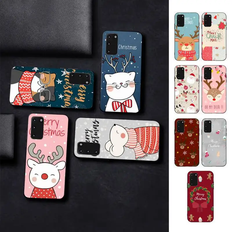 

Merry Christmas Phone Case for Samsung S10 21 20 9 8 plus lite S20 UlTRA 7edge
