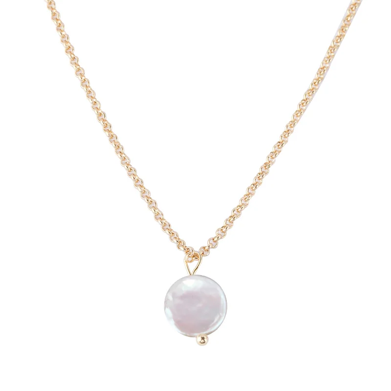 Yang Caiyu Same Necklace French sle Retro High Sense 2024 New Baroque Pearl Twin Sweater Chain Women