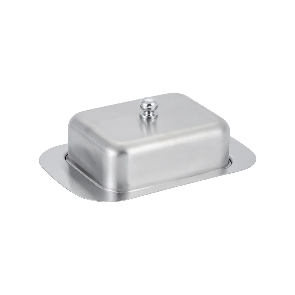 

Butter Dish Keeper Plate Cheese Container Box French Plattercake Kitchen Holder Cover Server Bowl Serving Bread Covered Lid Tray