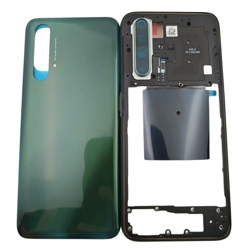 Для OPPO Realme X3 SuperZoom RMX2142 корпус телефона средняя рамка стеклянная задняя крышка