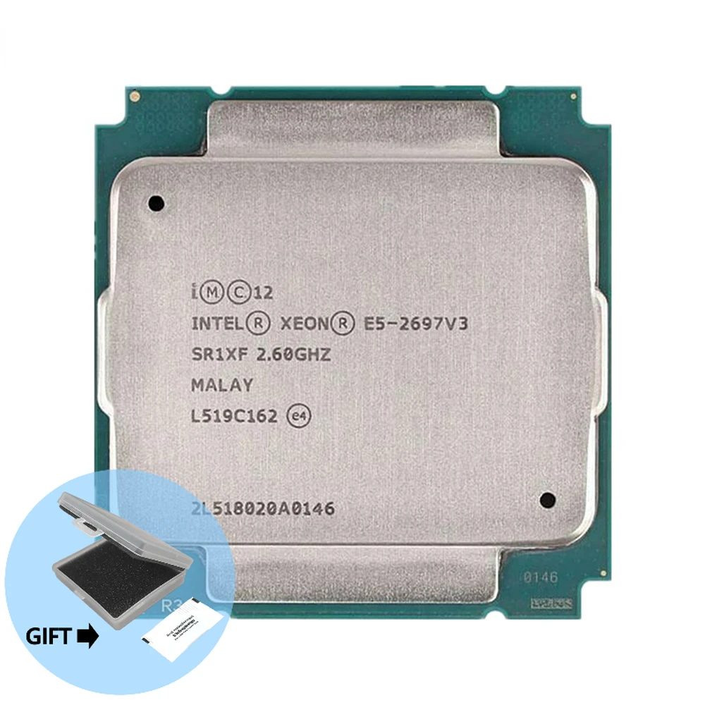 

Intel Xeon E5-2697 v3 E5 2697 v3 E5 2697v3 2.6 GHz Fourteen Cores Twenty-eight Threads 35M 145W 22nm CPU Processor LGA 2011-3