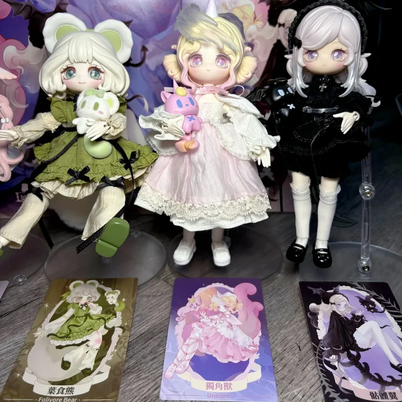 Фото Оригинальная серия «Luluelf Story», 1/12 Bjd, слепая коробка, кавайная аниме-фигурка, подвижная кукла, коллекция игрушек, фигурка, Рождественский подарок №3