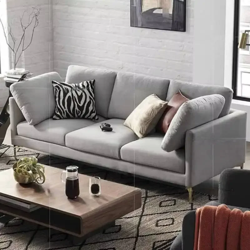 Европейский индивидуальный диван двухместный с подлокотником скандинавский