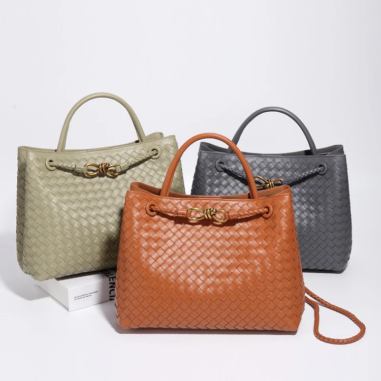 

Woven Bags for Women Bowknot Small Tote Hobo Crossbody Bags PU Leather Handwoven Satchel Woven Purses 2024 Trendy Women's Bag