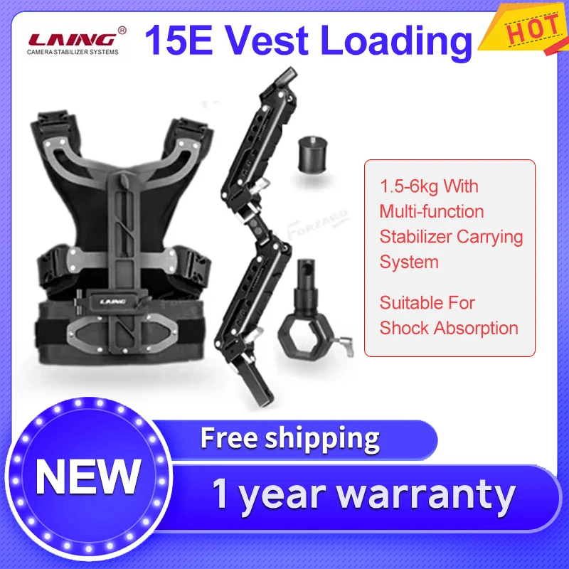 

LAING 15E Vest Loading 1.5-6kg With Multi-function Stabilizer Carrying System|Suitable For Shock Absorption|Flexible and Smooth