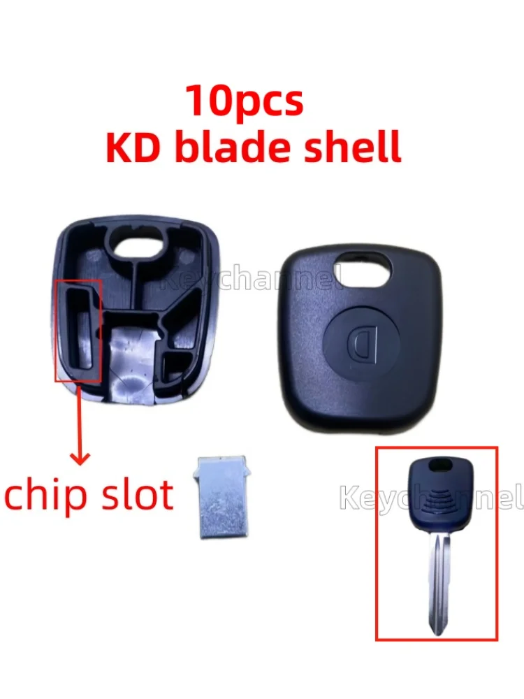 

10 шт. KD Key Blade Shell Автомобильный чехол для ключей Запасной чехол для ключа KD Xhorse Blade Head Chip Place Shell для гольфа Renault Fiat