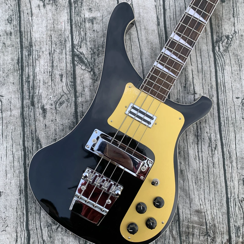 Rickenbacker 4003 бас-гитара черный цвет хромированная фурнитура высокое качество