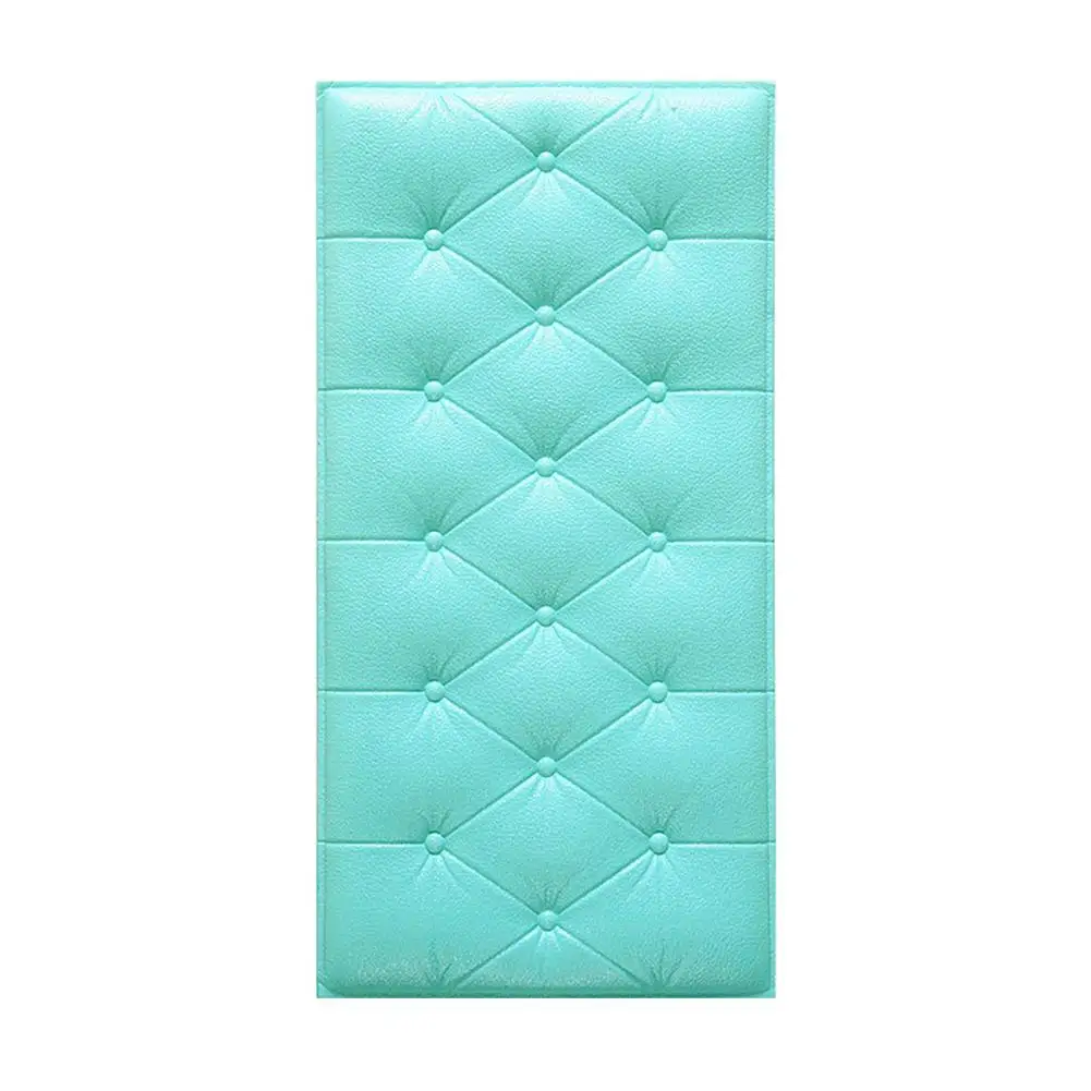 

3D Self-Adhesive Soft Bag Anti-Collision Bed Stickers Thickened Wall Stickers DIY Tatami Headboard Bedroom Home Decoration