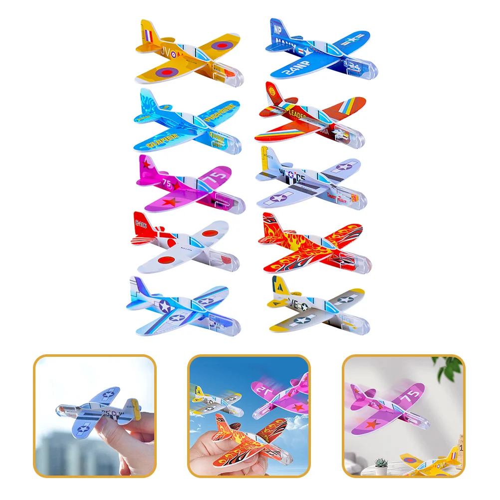 

25 Pcs Airplane Model Throwing Flying Foam Planes Glider Airplanes Aircraft Small Outdoor Playset Toys Boys