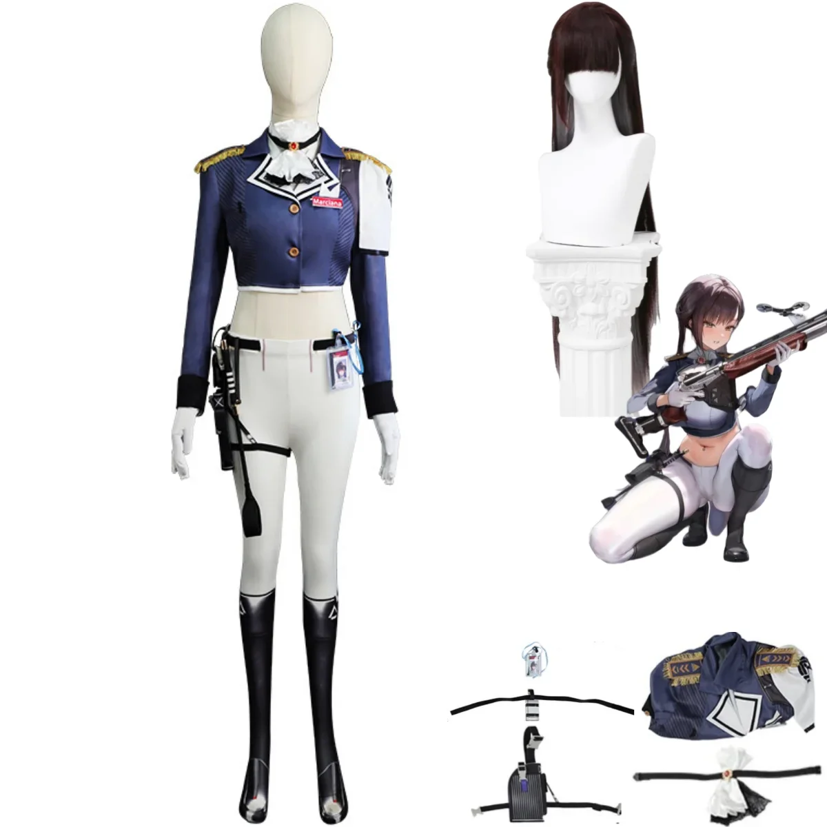 Костюм для косплея из аниме богиня победы