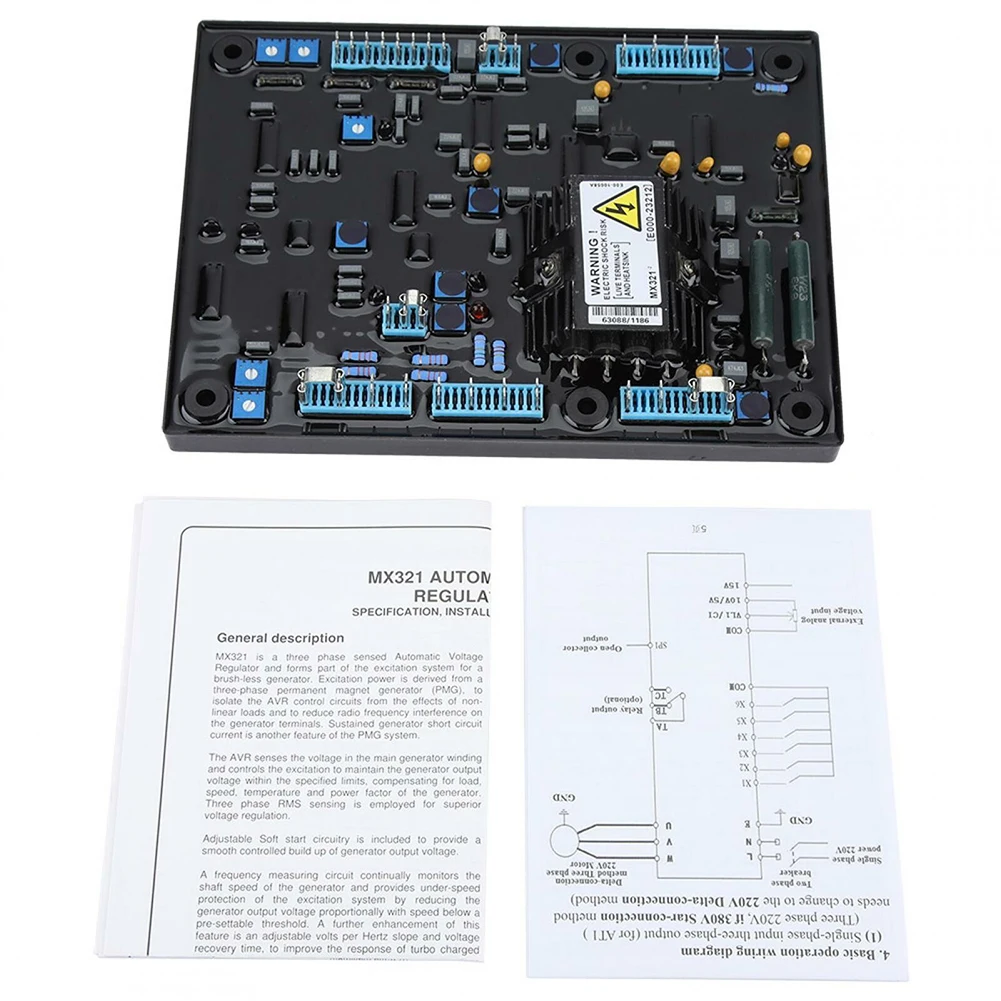 

Regulator Automatic Voltage Capacitors Generator Genset Part Replacement Terminals Voltage Controller New 2022