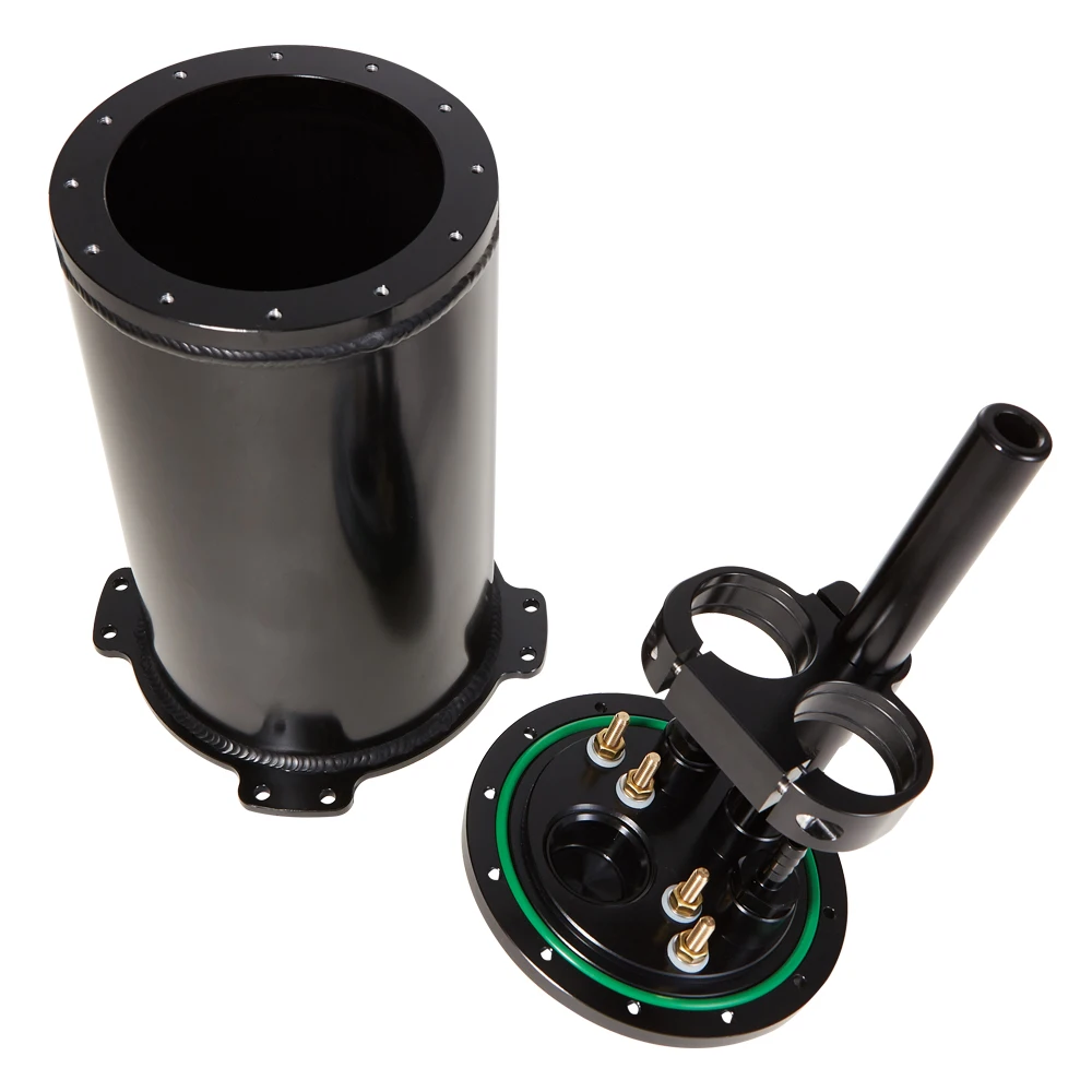 

Kyostar Aluminum 8AN ORB Ports Fuel Surge Tank 2.8L Twin Pump Dual In Tank