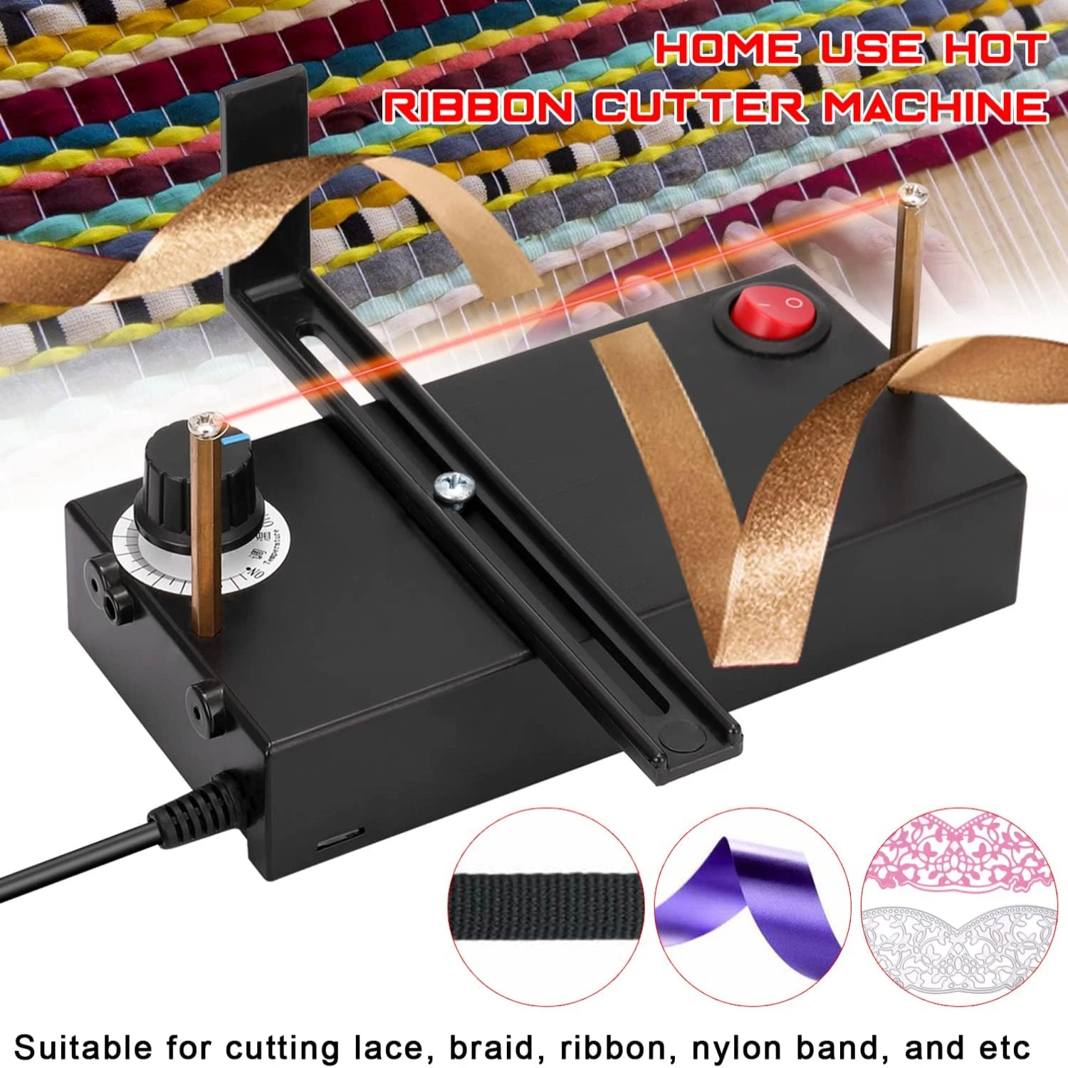 Efficient and precise hot ribbon cutter machine - Perfect crafting tool for DIY projects ideal creating flawless cuts on cr