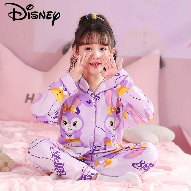 

Kawaii Disney Pajamas Suit Stellalou Linabell Lotso Cotton Child Plush Doll Children Home Clothes Christmas Birthday Gifts