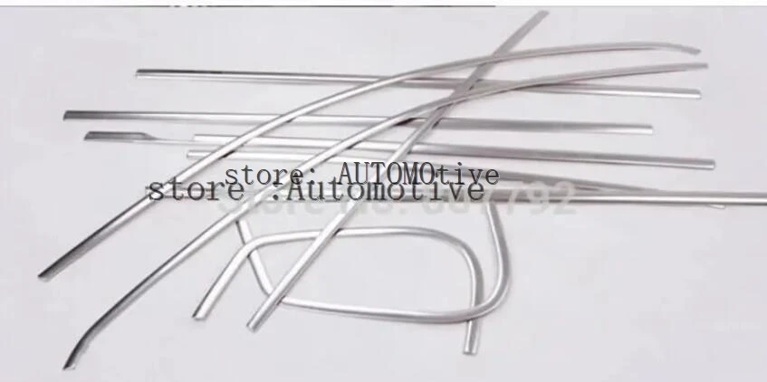 10 шт. декоративные полоски из нержавеющей стали для окон Vw Volkswagen Tiguan 2011 2012 2013 2014 2015