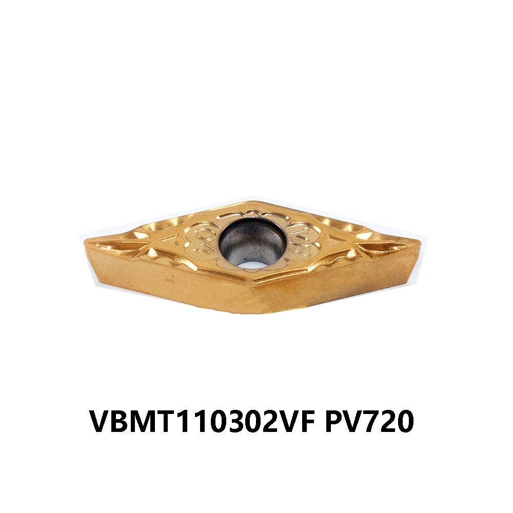 VBMT 110302 VF PV720 VBMT2205VF Оригинал 35 ° Лезвие твердосплавных вставок Токарный станок с