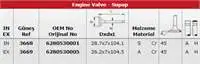 

GUNES 3668-3669 VALVE KIT 16 VALVE VITO SPRINTER E200 C200 CDI 16V OM 646 KAMPANYALI (.)