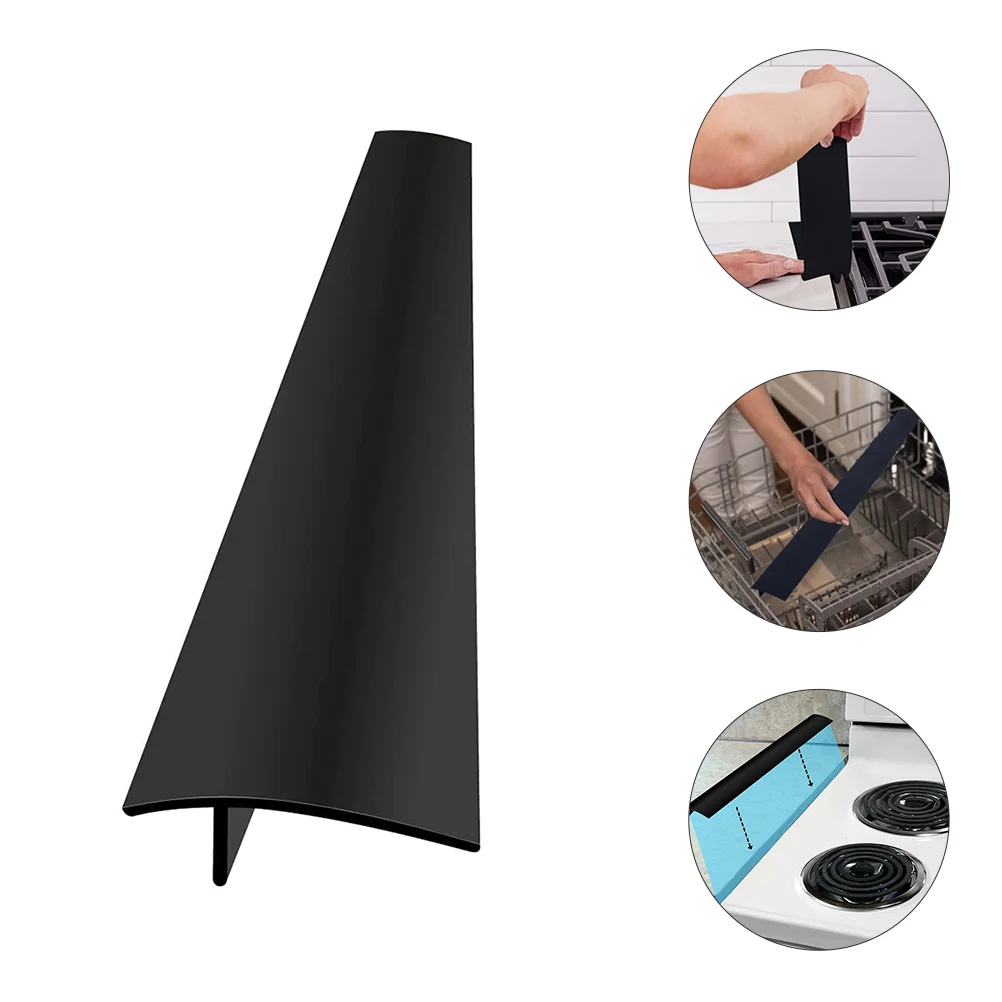 

Silicone Guard Stove Gap Oven Cover Fillerprotector Range Kitchen Slit Seal Strips Between Spills Gaps Coversstovetop Countertop