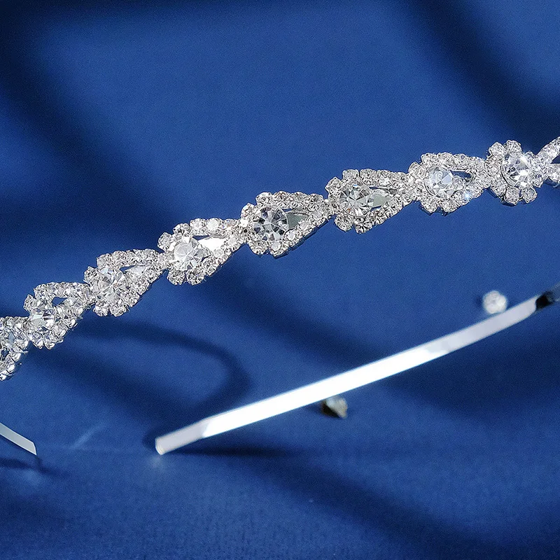 Обруч для волос MIallo Блестящий Женский элегантная Милая повязка на голову простой