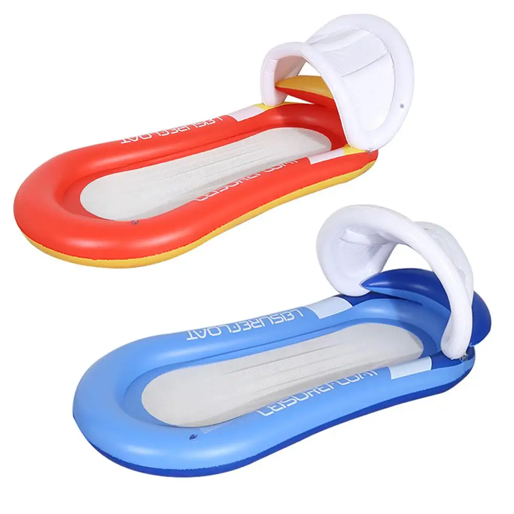 

Outdoor Foldable Water Hammock Swimming Pool Inflatable Floating Air Mattress Party Lounge Bed For Beach Sport Recliner Summer