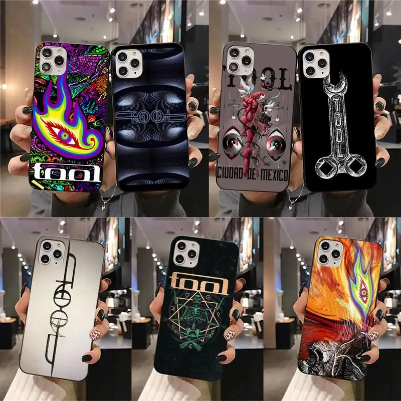

Tool band rock music Phone Case For iphone 14 13 12 Mini 11 Pro Max 8 7 Plus X XS SE 2020 XR Soft TPU Cover