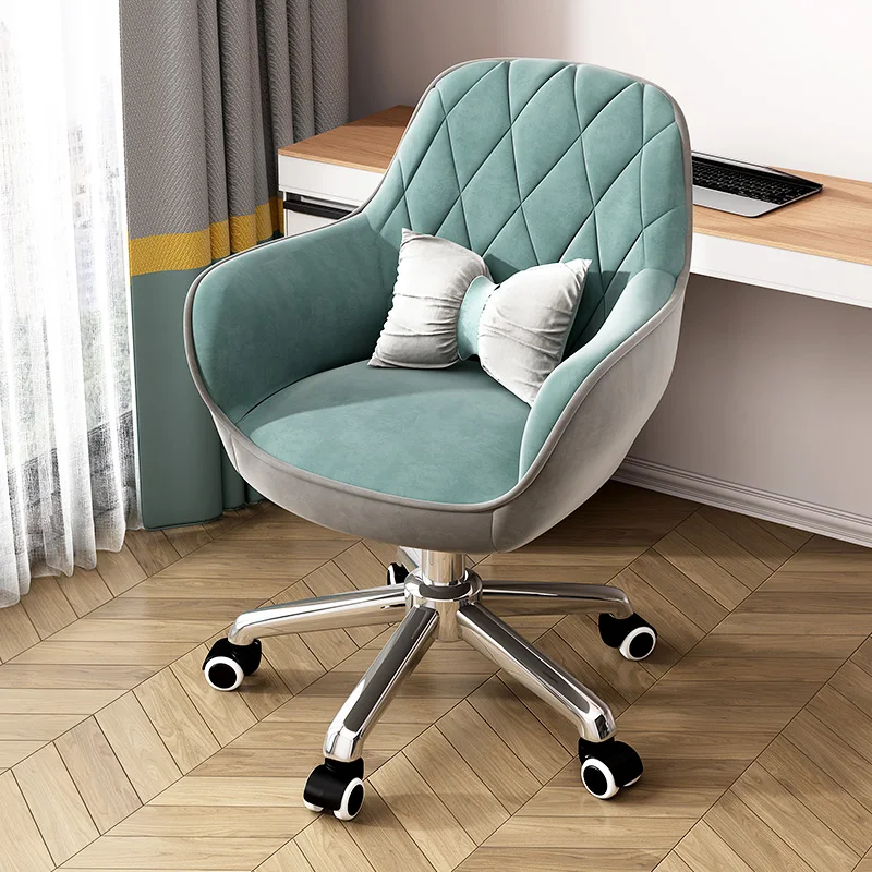 

Computer Office Relaxing Living Room Chairs Lounges Vanity Nordic Chair Design Arm Mobile Silla Comedor Household Items YX50LC