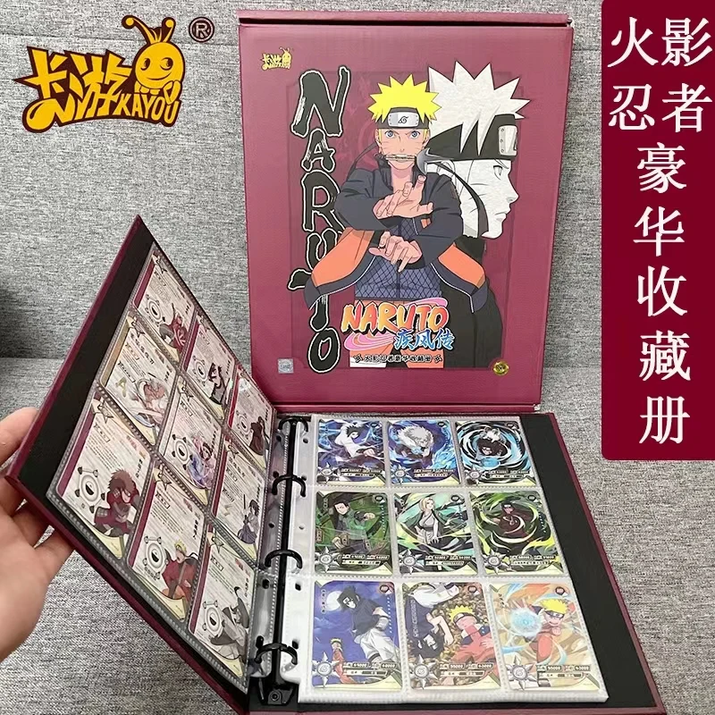 

Книга KAYOU Naruto карта «Делюкс» большая Коллекционная книга PR Card Pack аниме периферийная карточка книга папка детские подарки на день рождения