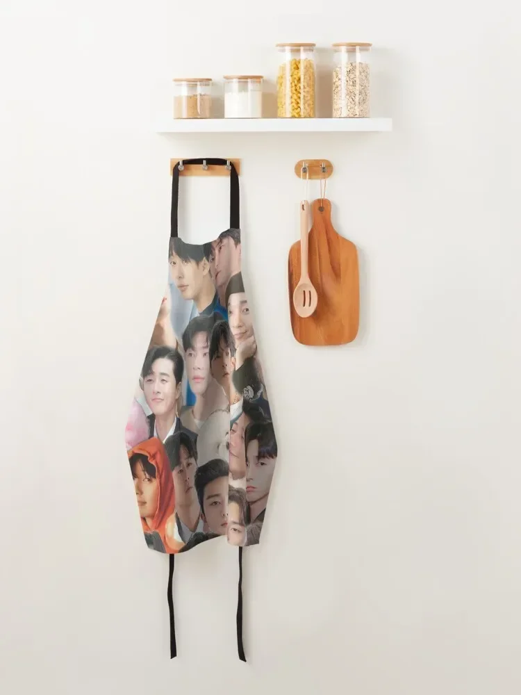 Фартук с коллажем Park Seo-joon рождественский новогодний подарок фартук