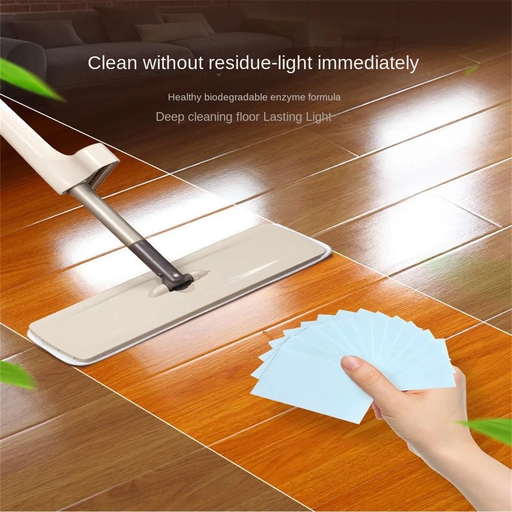 

30pcs Floor Cleaning Sheet General Powerful Decontamination Lasting Fragrance Brightening Clean Sheet Mop Wood Floor Tile