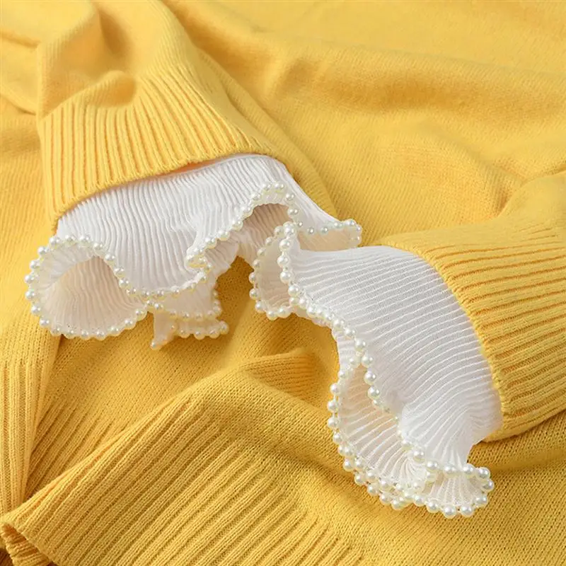 

Wrist Cuffs Cuff Bouffant Lace Lady Wedding Fake Sleeve Detachable