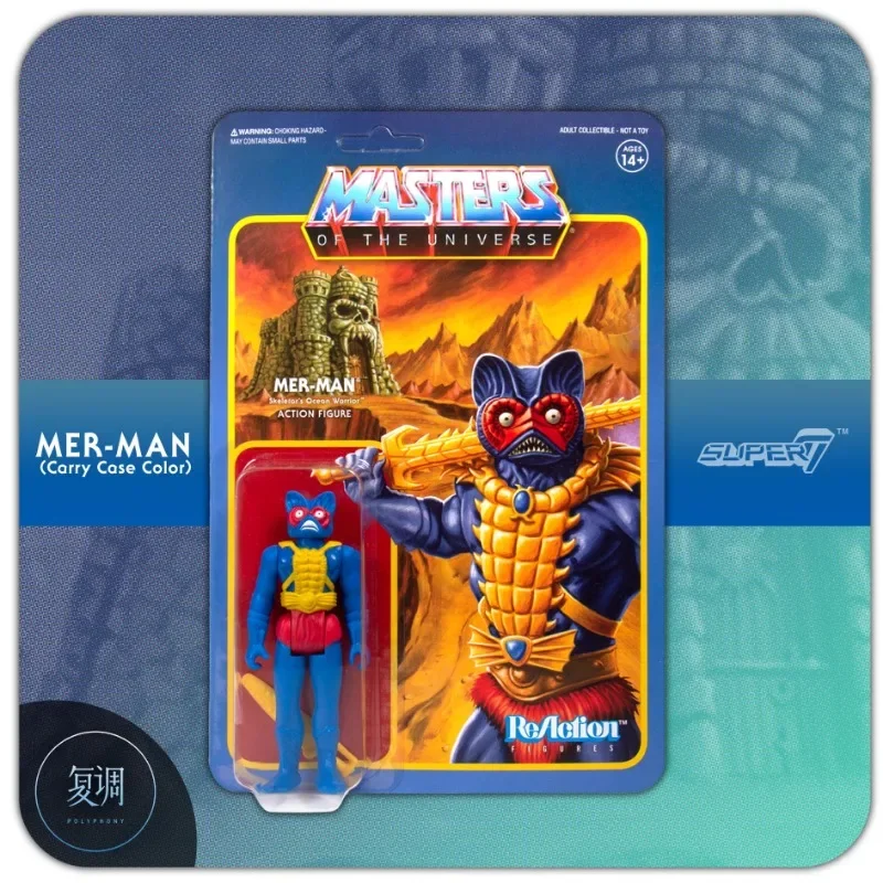 markii In Stock 3 75-дюймовый Super7 He-man and The Master of Universe ReAction Figures Model Toy Collectible Gift Doll Halloween