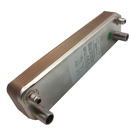 3,0 МПа медный паяный пластинный теплообменник из нержавеющей стали для 5 кВт нагревательный трансфер между водой и водой - изображение