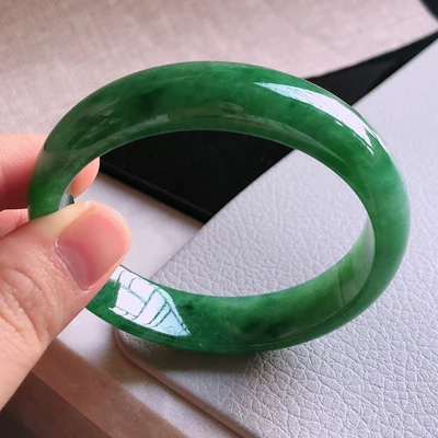 

Zheru ювелирные изделия натуральный Изумрудный зеленый браслет 54 мм-64 мм элегантные принцессы ювелирные изделия лучший подарок для мамы