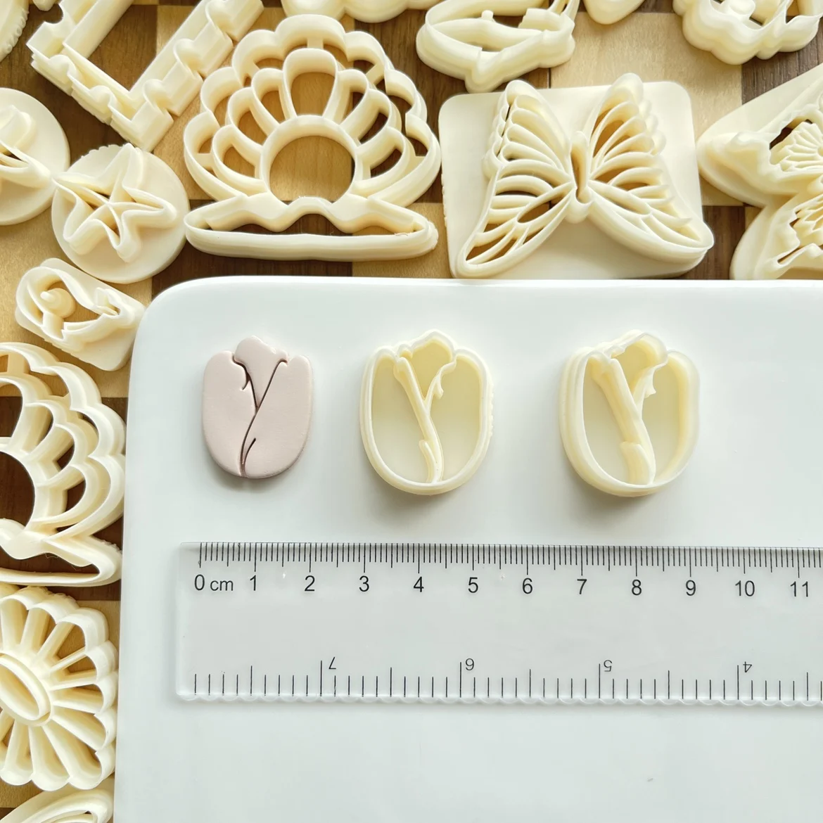 Формы из глины в виде тюльпана/маргаритки/клевера/цветов с высокой точностью для