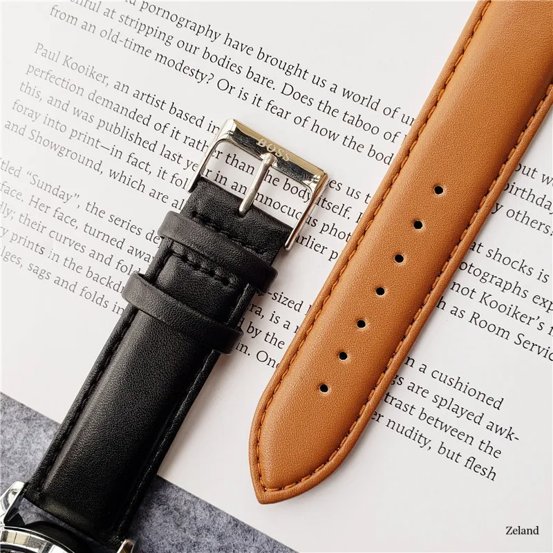 Fashion Hugo Boss Watches for Men Luxury Business Belt Quartz Movement Multifunctional Chronograph Luxury Design Auto Date