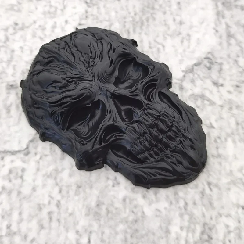 

3D металлические наклейки для автомобиля, череп-призрак, металлическая эмблема, значок, наклейка для автомобиля, золотой, черный череп, скелет, автомобиль, мотоцикл, наклейка, наклейки